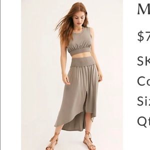 Free People Morningside two piece dress